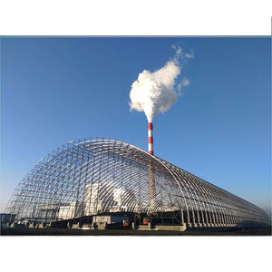 Estructura de Acero para Almacenamiento de Carbón de Gran Capacidad, Proyecto de Nave Industrial con Estructura de Armazón Espacial - Product Image 6