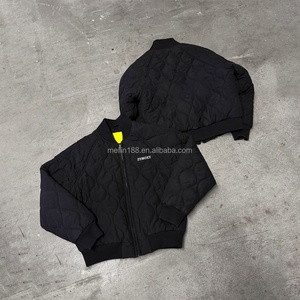 Black Outer Soft Shell Bomber Quilted Coat Winter Casual Fashion Wear Zip up <b>Jackets</b> for Men Oversized Warm Custom Winter <b>Jacket</b> - Product Image 1