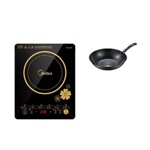 Midea Induction <b>Cooker</b> 2200W Touch Control Countertop Electric Glass Housing With <b>Timer</b> For Home Use - Product Image 5