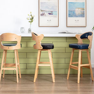 El mejor diseño moderno Comedor <span class=keywords><strong>Cocina</strong></span> Café Sillas <span class=keywords><strong>Taburete</strong></span> de Bar <span class=keywords><strong>industrial</strong></span> de madera con respaldo de restaurante de China - Product Image 6