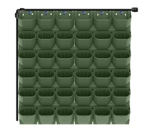 Système d'irrigation automatique pour maison K230, supports muraux robustes, jardinière verticale en plastique suspendue, jardin intelligent, pots de fleurs verts - Product Image 1