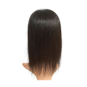 Pelucas coreanas premium Cosmo en Corea 005(14x16)-12 pulgadas, peluca de cabello humano premium Remy con encaje completo, línea de cabello natural, para uso en salón. - Product Image 3