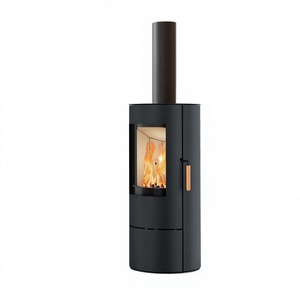 Nouveau poêle à bois R0702B 7KW à entrée d'air réglable, chauffage autonome en acier pour cuisine et intérieur, certifié CE - Product Image 3