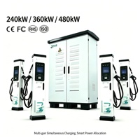 Estación de Carga Rápida DC Putainen DC-2AEKG 240KW-480KW, Cargador para Vehículos Eléctricos, Nueva Energía, Comercial, Tipo Split