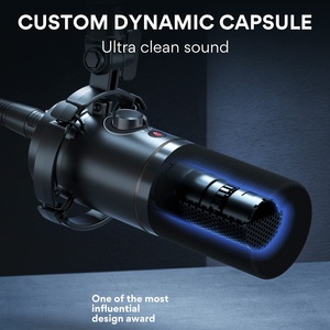 Interface audio de studio, carte son XLR/USB, microphones dynamiques, équipements de podcast, packs de cartes son de studio - Product Image 2