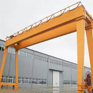 Grue à portique à double poutre Système de levage de chariot électrique robuste Moteur de 100 tonnes Télécommande au sol Hauteur de levage 20m - Product Image 1