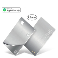Gran oferta, aplicación FindMy certificada MFI, buscador de tarjetas de billetera antipérdida recargable, rastreador IOS con función NFC
