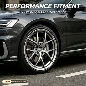Jantes en alliage 16x7J 17x7.5J 18x8.5J 4/5 trous 4x100 5x114.3 5x100 pour Toyota Honda Kia Hyundai Subaru Mazda Audi VW Benz - Product Image 2