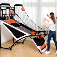 Machine de jeu de basket-ball d'arcade personnalisable à monnayeur pour 2 joueurs, pour usage intérieur et locations de fêtes foraines - Marque Songfa