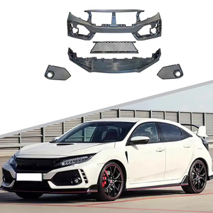 ชุดแต่งกันชนหน้าสไตล์ <span class=keywords><strong>Type</strong></span>-<span class=keywords><strong>R</strong></span> ปี 2016 สำหรับ <span class=keywords><strong>HONDA</strong></span> <span class=keywords><strong>CIVIC</strong></span> 2016-2022 - Product Image 1