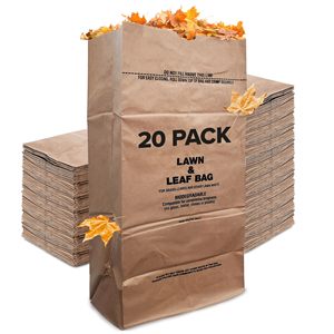 Sacs à déchets de jardin biodégradables personnalisés en gros, gallon <span class=keywords><strong>1</strong></span>-10l, pour les feuilles, les déchets de jardin, les feuilles, le papier, les déchets alimentaires - Product Image 1