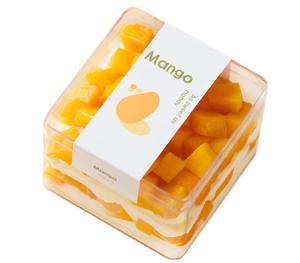 Boîte à dessert carrée en plastique transparent bon marché pour la vente en gros, conteneur alimentaire avec couvercles en matériaux recyclés pour hamburgers - Product Image 1