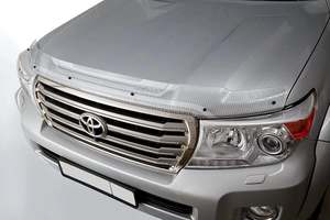 Für Toyota Land Cruiser 200 LC200 07-15 Motorhaubenschutz - Insektenschutz - Steinschlagschutz - Dunkel Getönt oder Carbon-Optik - Product Image 3