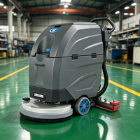 Autolaveuse autoportée rotomoulée en Téflon avec brosse de 520 mm et réservoir de 65L/70L