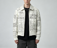 Veste en cuir d'agneau véritable blanche pour homme, style décontracté et élégant, coupe-vent et respirante, service OEM, directement de l'usine, marque de luxe (dupe)