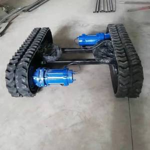 Chasis de Mini Vehículo de Transporte Agrícola Eléctrico con Control Remoto, Base de Orugas Pequeña, Motor y Caja de Cambios para Uso Agrícola - Product Image 1