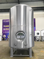 Cuve de fermentation 500L en acier inoxydable 304 avec système de contrôle PID et enveloppe de refroidissement alvéolée pour équipement de brassage de bière en promotion