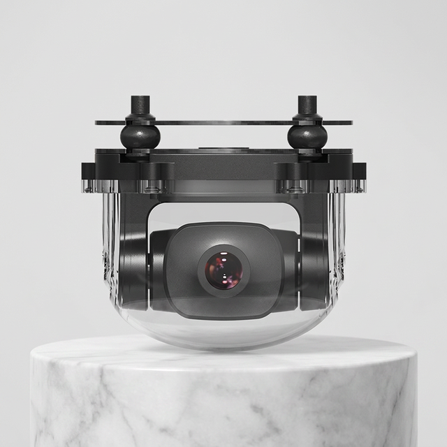 A2 mini 3‑Axis Stabilized FPV Gimbal 1080P Full HD Starlight Camera IP65 Protection Upside Down Mode for Industrial UAV Robotics