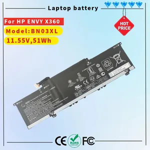 Bateria Recarregável de Polímero de Lítio Bn03XL para Envy X360 13-Ay 13z-Ay 13-Ba 13t-Bd 13m-Bd 15-ED 15m-ED 15t-ED 15-EU 15m-EU 15-Ee - Product Image 2