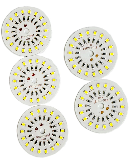 Factory Direct LED Chip Aluminum PCB Board with Resistors High Thermal Conductivity Metal Core PCB for Flashing Light Modules