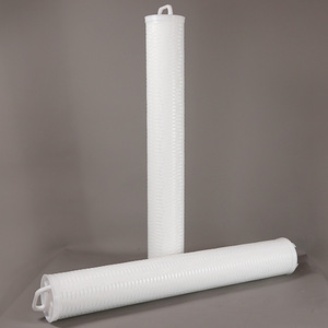 High-Flow Pleated Filter Cartridge 40-Inch PP Polypropylene Industrial Water Filter For Power Plant Oil Field Wastewater - Product Image 1