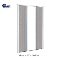 Mosquitera retráctil de aluminio, ventana de mosquitera enrollable, puertas de ventanas de aluminio, ventana de pantalla retráctil enrollable