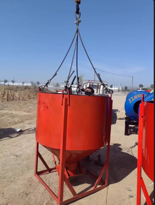 Cubo Elevador para Grúa Torre, Compatible con Hormigonera, Tolva Cuadrada para Hormigón, para Construcción - Product Image 5