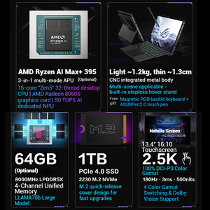 Laptop <span class=keywords><strong>Asus</strong></span> Rog Flow Z13 hoàn toàn mới, máy tính xách tay chơi game 13.4 inch, màn hình cảm ứng 2.5K 180Hz, hỗ trợ viết tay, máy tính bảng Windows - Product Image 2