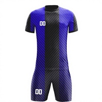Uniforme de Fútbol en Stock, Personalizable con Logotipo, Transpirable, Manga Corta, Verano, Fabricante de Ropa Deportiva OEM ODM