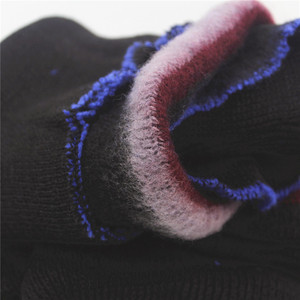 Cache-cou rayé en tricot mélangé multicolore, tricoté à la main, chaud, pour homme, automne-hiver - Product Image 4