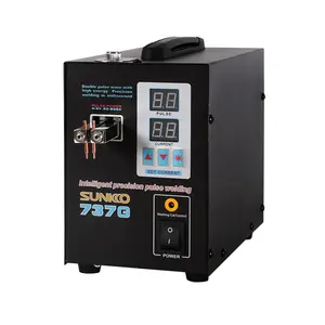 AOTELEC Small Spot Welder Intelligent Precision Pulse Manual Spot Welding Machine