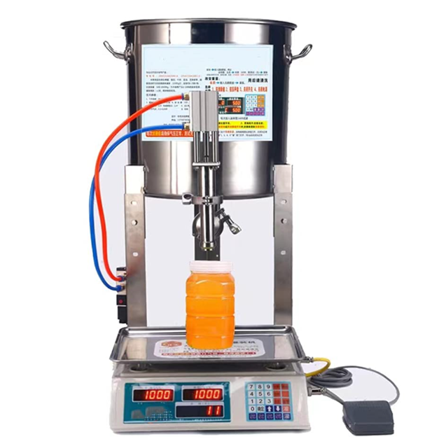 Automatic Weighing Honey Filling Machine 50g~2500g Filling Scale Stainless Steel Honey Viscous Paste Filling Machine