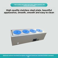 HH-4 Single-Row Four-Port Constant-Temperature Water Bath HH-S114 Factory Direct Sales Timer Function China