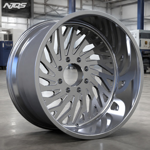 Roues NJQS 26 pouces, jantes forgées chromées, roue chromée 24x14 forgée - Product Image 4