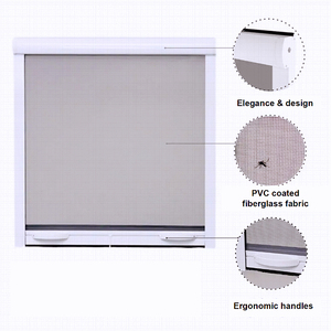 Venta al por mayor Fácil instalación <span class=keywords><strong>enrollable</strong></span> insectos Mosquito a prueba de polvo Pantalla de red ventana mosca insecto rodillo Ventana de pantalla retráctil - Product Image 3
