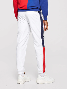 Pantaloni sportivi da uomo Streetwear all'ingrosso con pannelli laterali pantaloni sportivi in poliestere <span class=keywords><strong>bianco</strong></span> personalizzati - Product Image 2