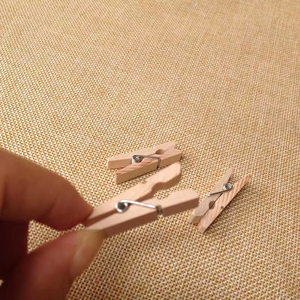 35mm clip per <span class=keywords><strong>foto</strong></span> in legno Mini clip in legno mollette mollette - Product Image 4