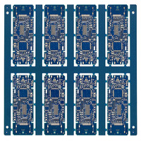 Servicio OEM Integral de Fabricación de PCB de 2 Capas de Alta Velocidad con Material Rogers, Superficie ENIG con Recubrimiento de Oro Duro, SMD/SMT/DIP, Plazo de Entrega de 5-7 Días
