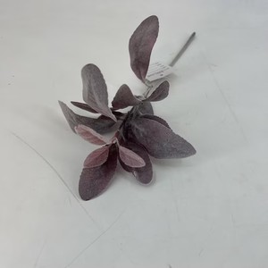 <span class=keywords><strong>Di</strong></span> alta qualità artificiale singolo stelo piante floccate agnelli <span class=keywords><strong>orecchio</strong></span> foglie verde decorazioni per la casa matrimonio Bouquet da sposa decorazione - Product Image 4