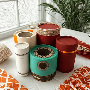 Caja Rígida y Tubo Cilíndrico Impresos Personalizados de Alta Gama con Relieve y Recubrimiento UV para Empaque de Regalos, Cosméticos y Alimentos - Product Image 5