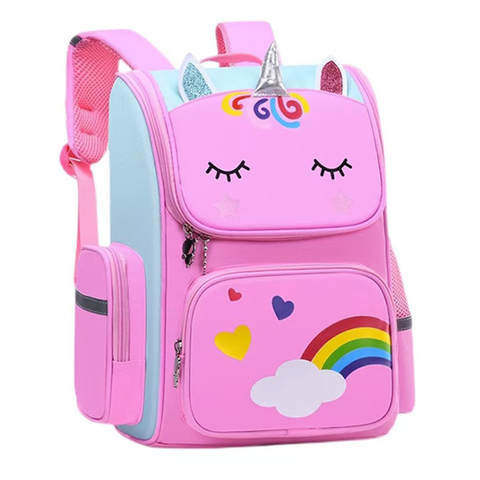 Factory Price Large Capacity Children's Cute Cartoon School Bag for Boys Girls Colorful School Backpacks unicorn Kids Bookbag
