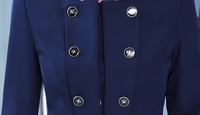 Ensemble d'uniformes professionnel pour agents de bord - Vêtements de travail élégants pour l'équipage des compagnies aériennes