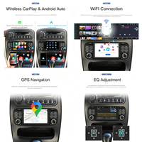 Radio Mobil Android 5" 8 Core untuk Jeep dengan GPS Terintegrasi, CarPlay Nirkabel, Layar Sentuh Kapasitif IPS & WiFi