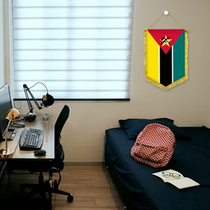 Mini 20x30cm Pennant Car Flags Mozambique Wall Decor Display Accessories <b>Small</b> Ornaments for Hanging - Product Image 2