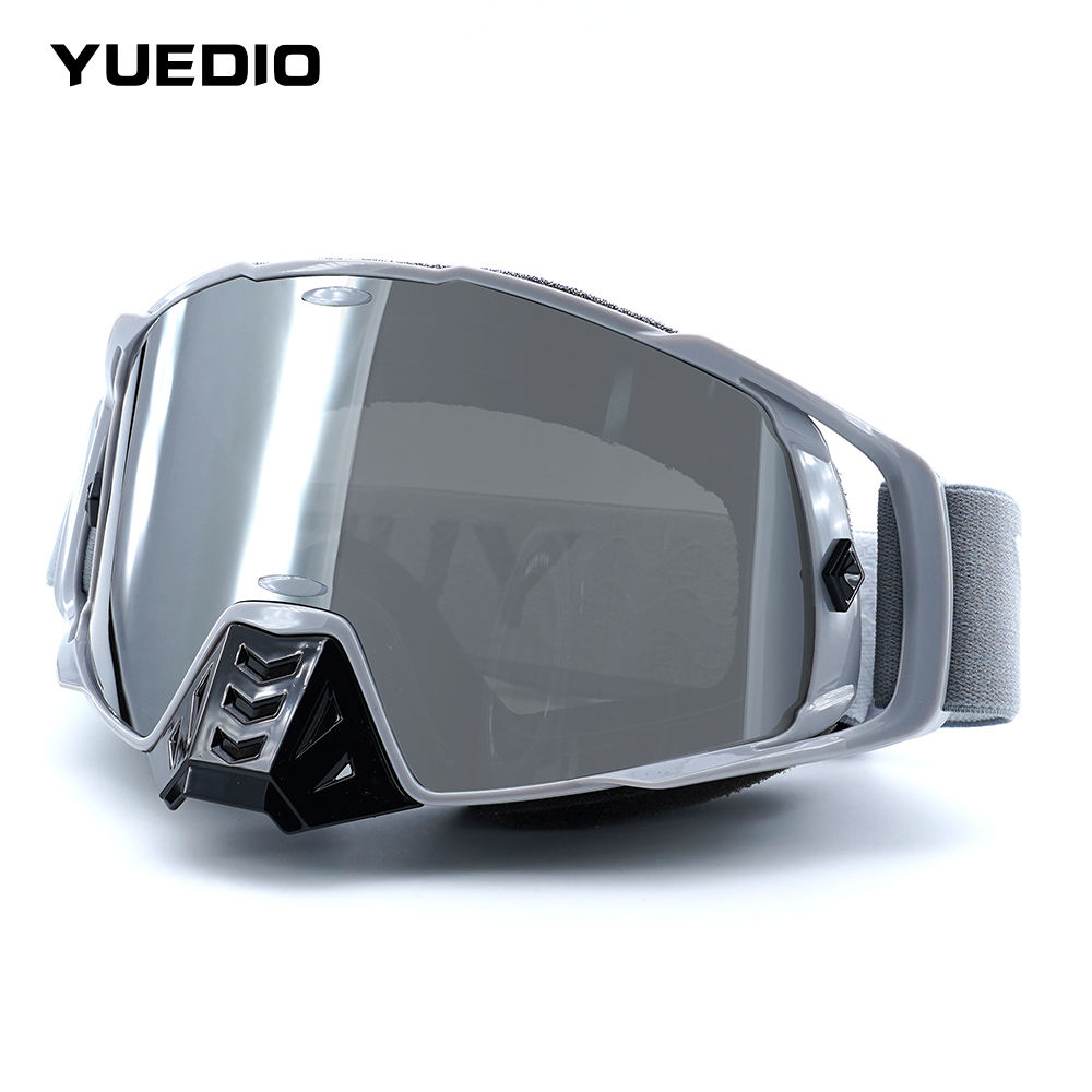 Lentille argentée Monture grise