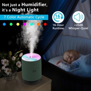 Humidificador Portátil LED <span class=keywords><strong>Mini</strong></span> de 350 ml con Rociador de Agua, Recargable por USB, Humidificador de Aire para Coche, Funciona con Batería, para Uso Doméstico - Product Image 3
