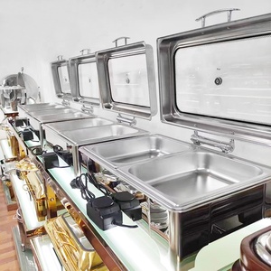 Calentador de buffet de plato de frotamiento de acero inoxidable Hotel Restaurante Catering Calentador térmico de alimentos para fiestas Estufa térmica <span class=keywords><strong>BOVE</strong></span> - Product Image 5