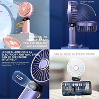 Ventilateur à main électrique rechargeable de style nordique, personnalisable avec logo, idéal pour l'été, les cadeaux et les activités de plein air