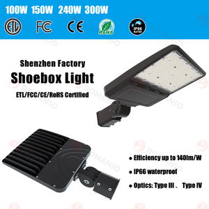 Luminaire LED de voirie Type III, distribution 150W, ETL CETL, 5000K, avec cellule photoélectrique, pour éclairage périmétrique - Product Image 3