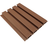 Revêtements muraux en composite bois-plastique (WPC) rainurés, imperméables et ignifuges, pour l'intérieur et l'extérieur, pour la construction de maisons, vente en gros